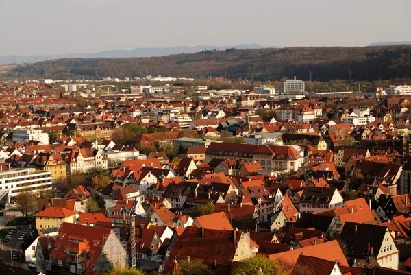 Estugarda-Esslingen - vista panorâmica — Fotografia de Stock