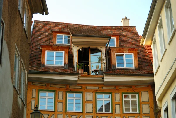 Затишний балкон у Штутгарті становить — стокове фото