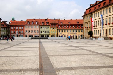 Small square in Bamberg, Bavaria clipart