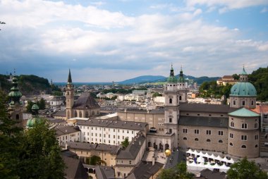 Salzburg Manastırı ve cityscape