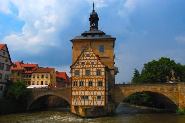 Island town hall, Bamberg clipart