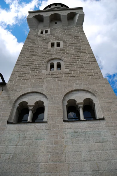 Guard tower of Neuschwanstein castle — Stock Photo, Image