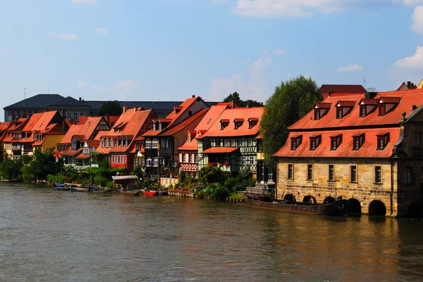 Bamberg iskele ve dolgu — Stok fotoğraf