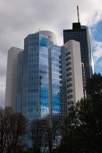 Syscrapers i frankfurt — Stockfoto