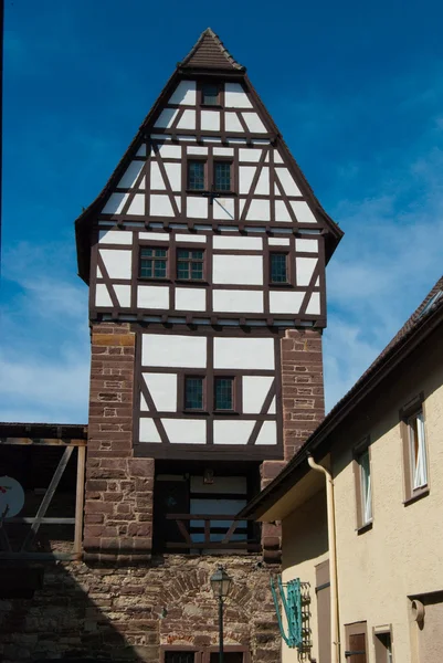 Middeleeuwse Duitse huis in stuttgart — Stockfoto