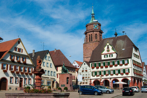 Штутгарт - площадь Вайль-дер-Штадт
