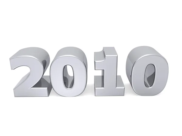 2010 год на новый год — стоковое фото