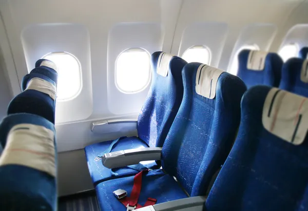 Interior del avión — Foto de Stock