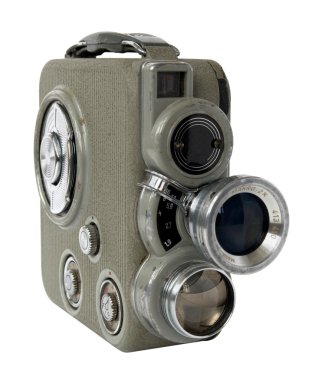 Old 8mm camera clipart