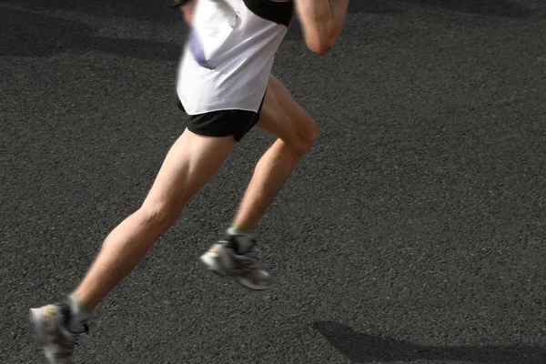 Maraton løping – stockfoto