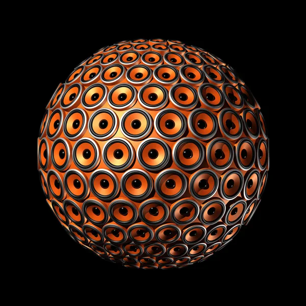 Speakers sphere — Stock Photo, Image