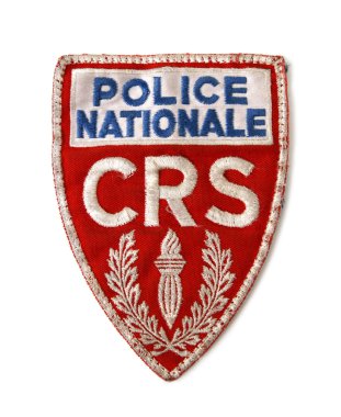 French police patch clipart