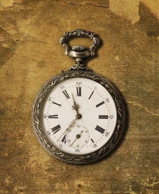 Old Pocket watch clipart