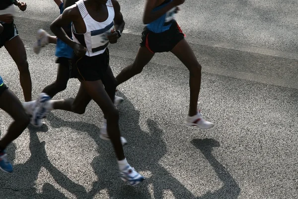 Maratón corriendo — Foto de Stock