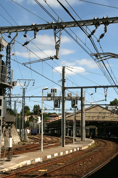 Jernbanestasjon – stockfoto