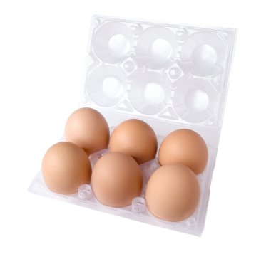 Transparent eggbox clipart