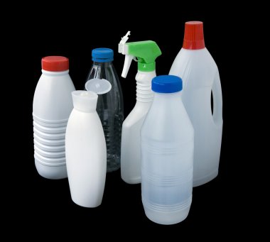 Plastic bottles clipart