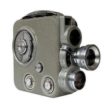 Old 8mm camera clipart