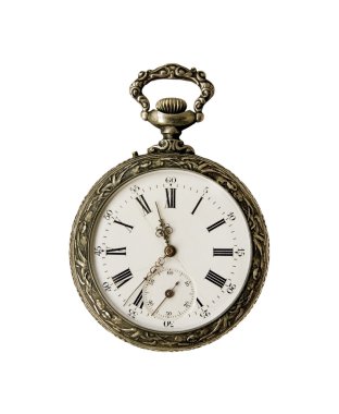 Old Pocket watch clipart