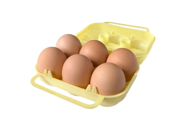 Stock image Yellow eggbox