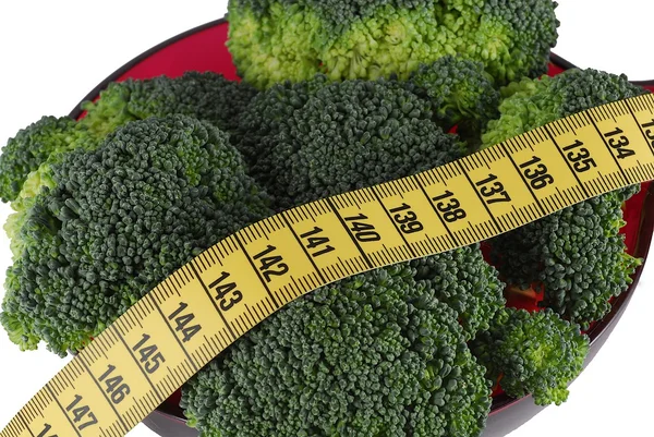 Broccoli and diet — Stock Photo, Image