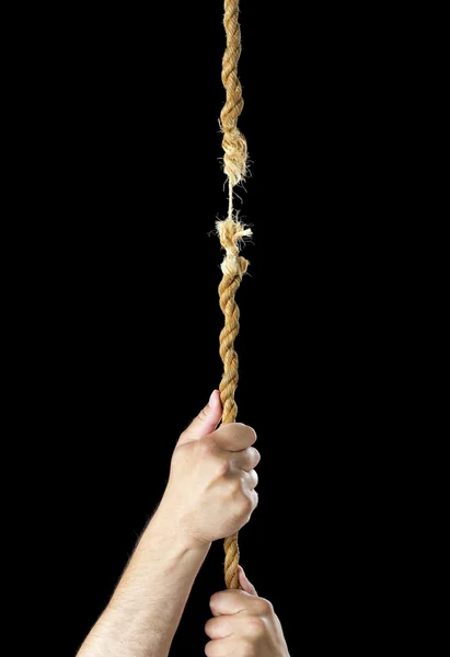 Hanging by a thread — Stock Photo, Image