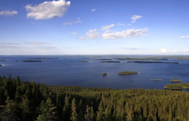 Finnish lake clipart