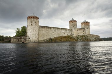 Olavinlinna castle clipart