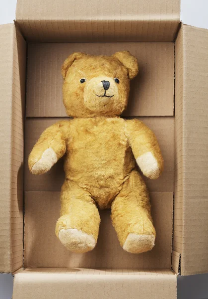 Teddybear transport — Stock Photo, Image