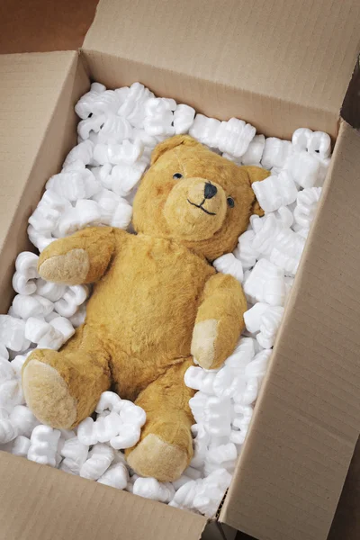 Teddy bear vervoer — Stockfoto