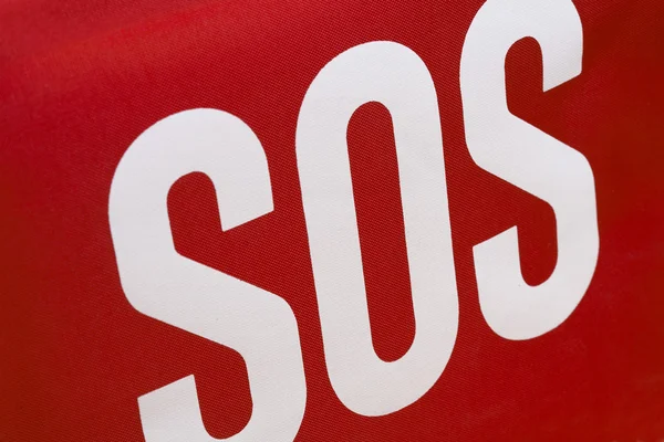 SOS — Foto de Stock