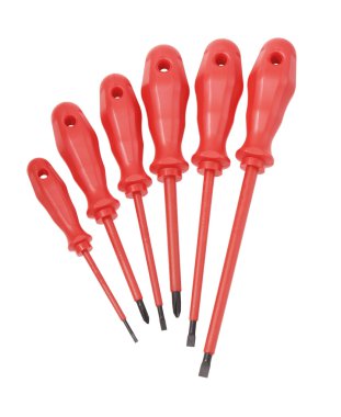 Insulated screwdrivers clipart