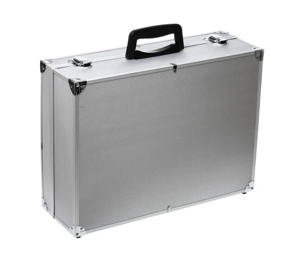 Aluminum briefcase — Stock Photo, Image