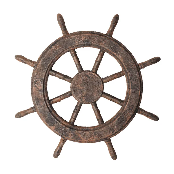 Boat steering wheel — Stock Photo, Image