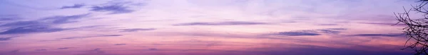 Panorama du ciel crépusculaire — Photo