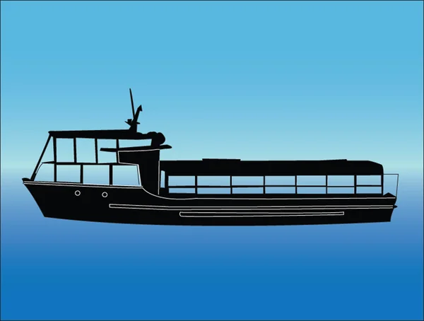 Illustration de bateau — Image vectorielle