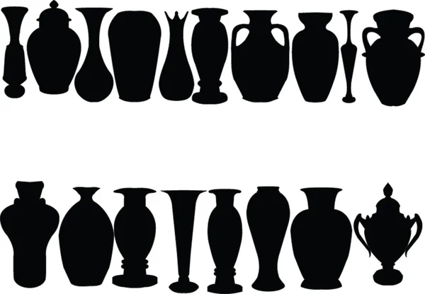 Vasen-Sammlung — Stockvektor