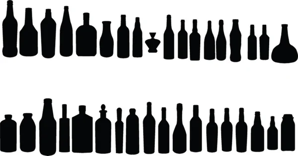 stock vector Bottle collection