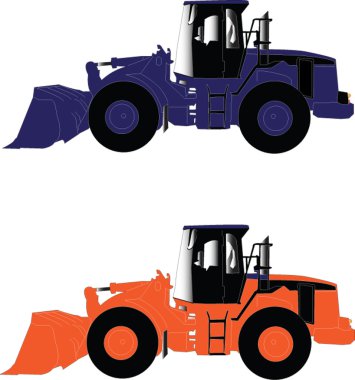 Loaders collection clipart