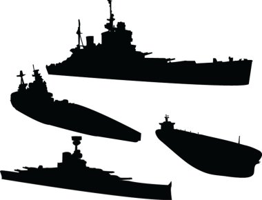 Ship collection clipart