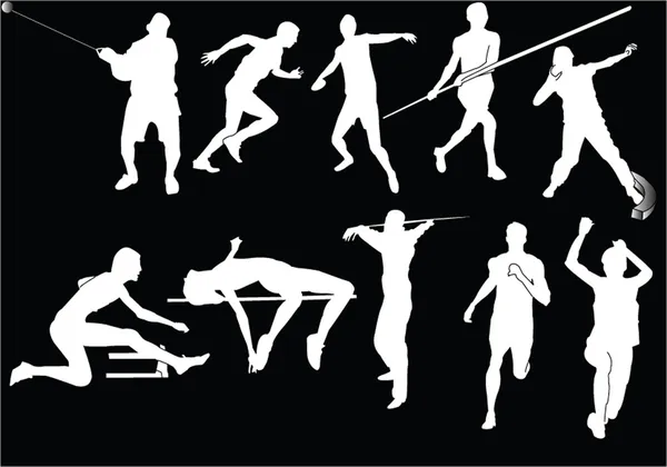 Лёгкая атлетика — стоковый вектор