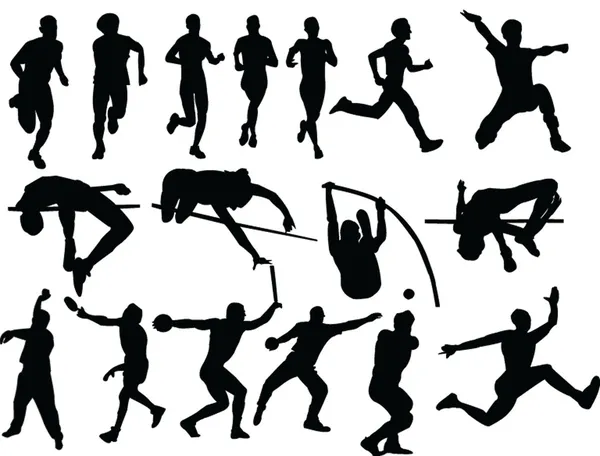 Лёгкая атлетика — стоковый вектор