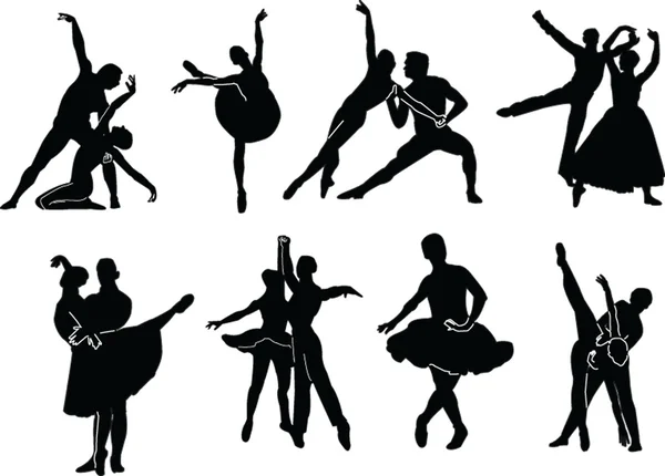 Ballettkollektion — Stockvektor