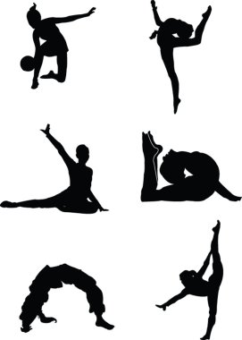 Gymnastics collection clipart