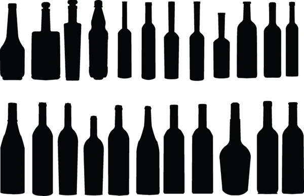 stock vector Bottle collection