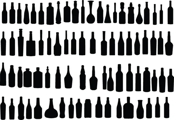 Bottle collection — Stock Vector