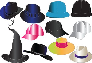 şapkalar renk koleksiyonu