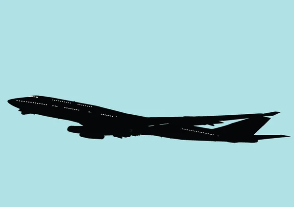 Airplane illustration — Stock Vector