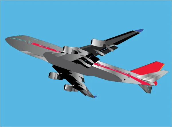 Літак ілюстрація — стоковий вектор