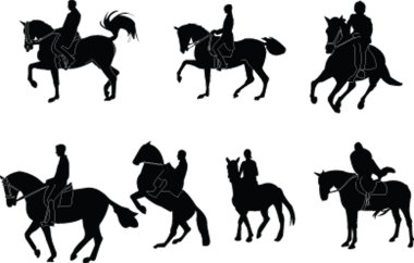 Horsemans collection clipart